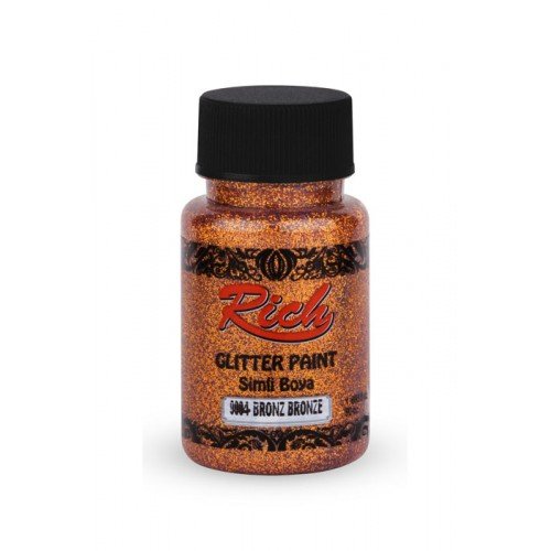 Bronze de peinture argentée