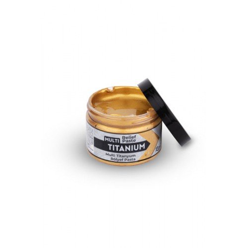 Gâteau en relief en titane ancien or