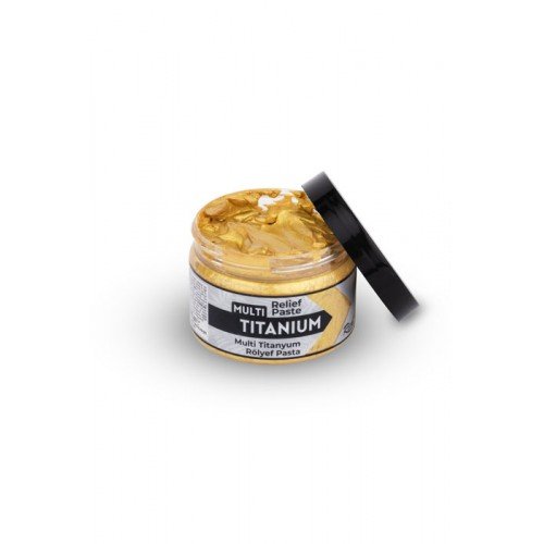 Gâteau en relief en titane or