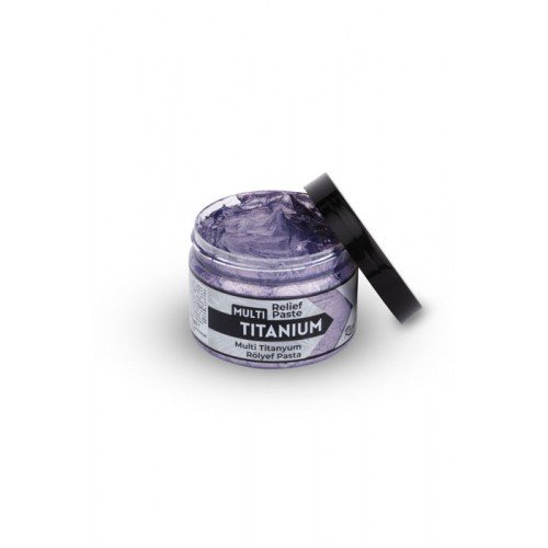 Gâteau en relief en titane violet